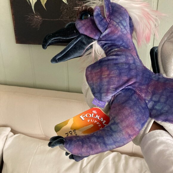 FOLKMANIS  HAND PUPPET   BEAKED DRAGON - Picture 9 of 12